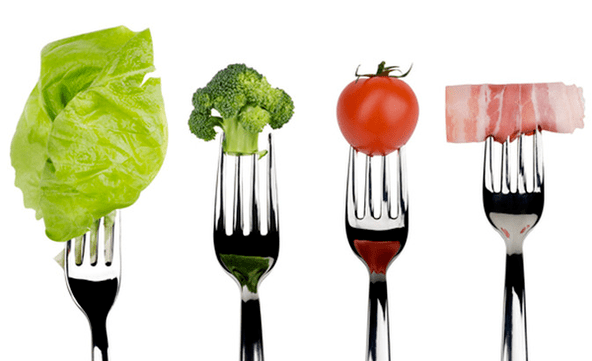foods on forks for the dukan diet